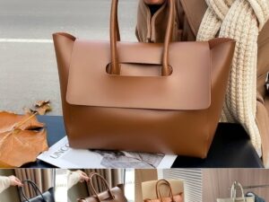 Fashion Women Shoulder Bags Large Capacity Handbags Simple Retro Tote Bags Solid Color Famous Brand High Quality Bags