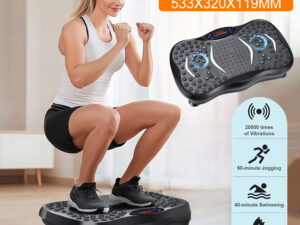 Vibration Plate Exercise Machine Bluetooth-Compatible Rhythm Full Body Shaker Adjustable Speed Weight Loss Fat Shaking Machines