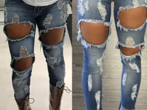 Women's ripped jeans