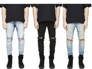 Men's ripped jeans