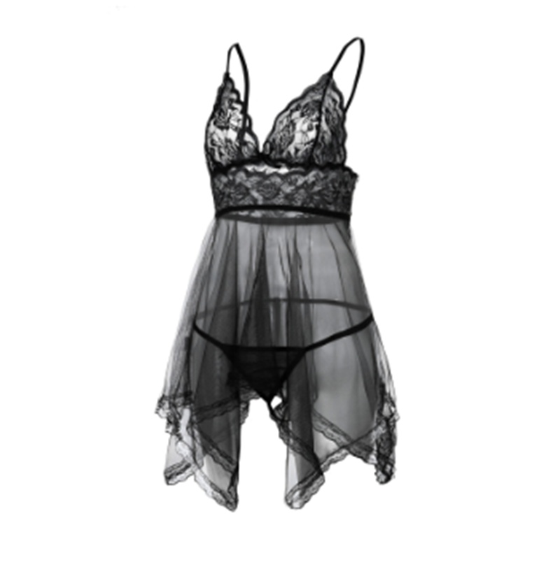 Sexy Lingerie Sexy Lingerie Front Slit Nightdress - Image 6