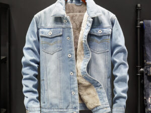 Denim Jacket Men Korean Gown Trend Denim Jacket Men's Top Clothes Casual Jacket