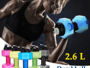 Fitness Dumbbell Cup Creative Sports Water Bottle Men
