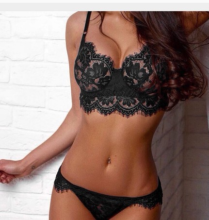 Erotic Lingerie Sexy Mesh Lace Lingerie Set - Image 2