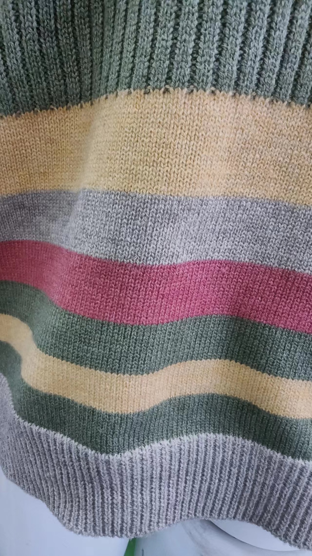 European And American Turtleneck Sweater Autumn And Winter Lapel Color Matching Knitted - Image 10