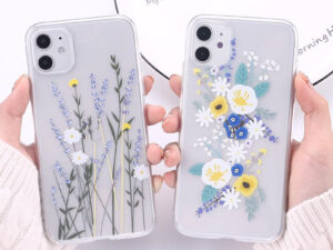 Small Flower Transparent Mobile Phone Case Soft