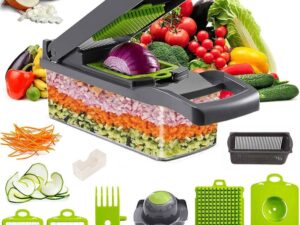 15 In 1 Vegetable Chopper Fruit Cutter Food Onion Veggie Dicer Slicer Peeler Kitchen