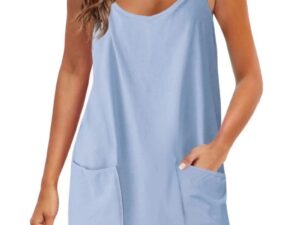 Women's Fashion Solid Color Pocket Vest Shorts Set