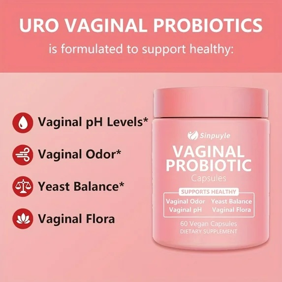Feminine Vaginal Probiotic Supports PH Balance, Odor Control And Yeast Balance 60 Vegan Capsules - Image 4