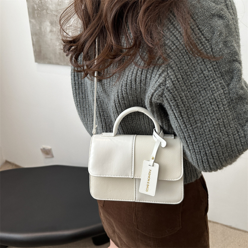 This Years Fashion Trend Textured Patchwork Tote Bags - Image 4