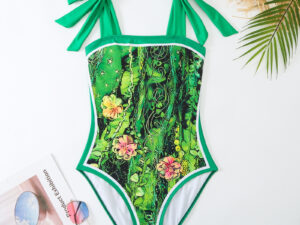 New Vintage One-piece Swimsuit For Women