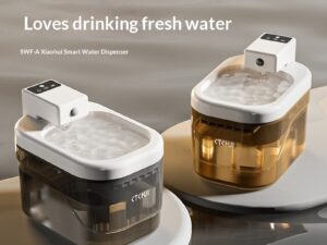 Cat Water Fountain With Smart Motion-sensing Water Dispensing And Quiet Filtration