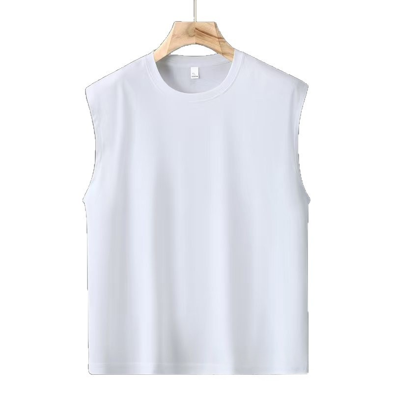 Solid-color Vest Sleeveless Cotton T-shirt - Image 9