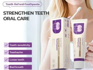 Kreain Nature Daily Oral Care Toothpaste, Hydroxyapatite Formula, Natural Ingredients, Sensitive Teeth Soothing Gentle Care, Whitening, Stain Repair & Elimination