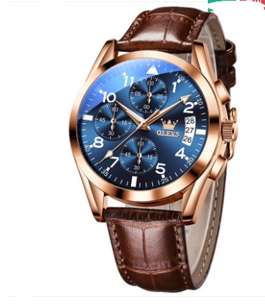 OLEVS Luxury Mens Watches Waterproof Luminous Quartz - Image 5