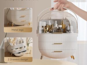 XL Large Make Up Organiser Cosmetic Vanity Case Box Drawers Skincare Storage