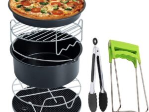 Air fryer accessories cake bucket pizza pan 7 inch