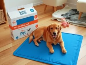 Water-wave-pattern Pet Gel-sponge Cooling Mat