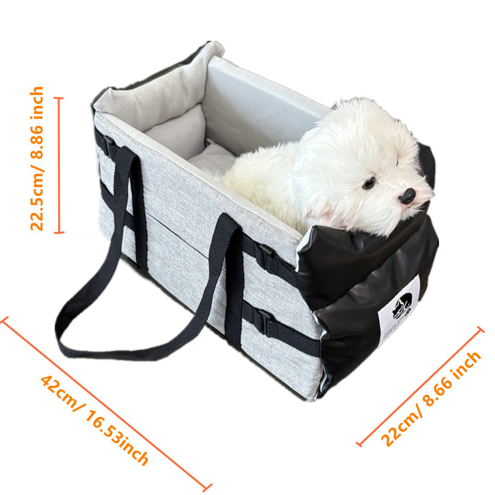 Leather Dog Bed Cat Carrier And Car Seat Mat - Image 6