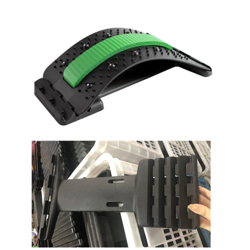Back Stretcher Adjustable Back Cracker Massage Waist Neck Fitness Lumbar Cervical Spine Support Pain Relief - Image 3