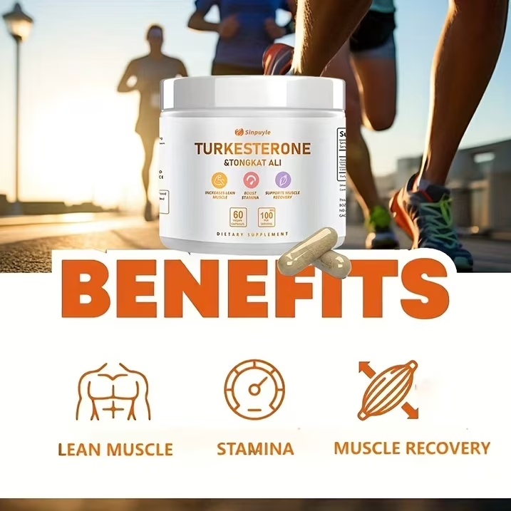 Turkesterone & Tongkat Ali Supplement , 60 Vegan Capsules, Lean Muscle Growth, Stamina Boost & Muscle Recovery - Image 6