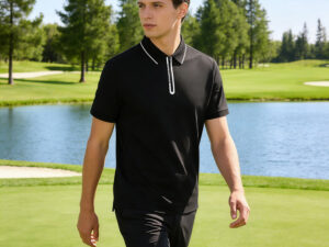Mens And Womens Short-sleeve Golf Apparel