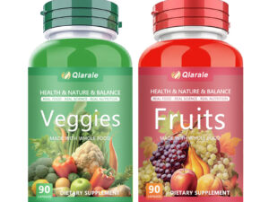 Whole Food Fruits And Veggies Supplement, 30 Servings 90 Capsules Daily 3 Caps 5 Servings Of Fresh Produce