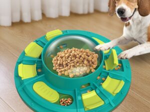 Interactive Dog Puzzle Toy For IQ Improvement And Slow Feeding Suitable For All Sizes Pets Nutritious Diet-Friendly Non-Electric Plastic Pets Game Pet Products