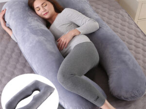 Summer Sleeping Support Pillow For Pregnant Women U Shape Maternity Pillows Pregnancy Ice Silk