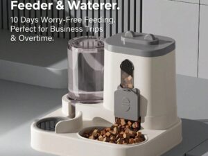 4 Colors Gravity Pet Feeder Water Dispenser Cute Cat Shaped Automatic Food Water Bowl Large Capacity Detachable Stable Anti Slip Base Feeding Supplies For Cats Puppies Small Animals Home Indoor Use