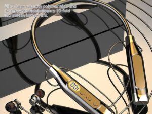 Wireless Bluetooth Neckband Earbuds With Ultra-long Battery Life