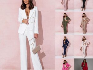 Women's Business Suit Double Breasted Suit