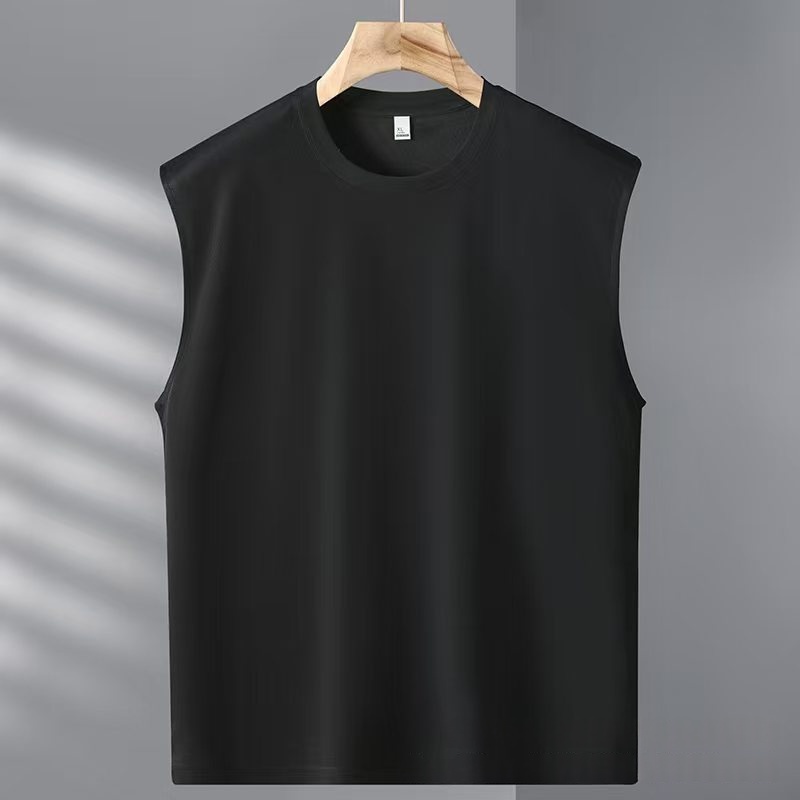 Solid-color Vest Sleeveless Cotton T-shirt - Image 10
