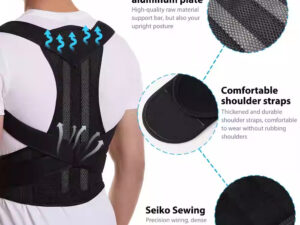 Unisex Back Support Posture Corrector With Shoulder Support