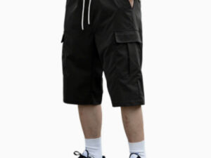 Mens Utility Shorts Five-point Length Solid Color Lightweight