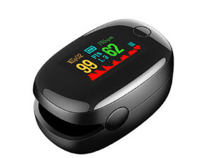 Fingertip Pulse Oximeter - OLED Display Blood Oxygen Saturation & Heart Rate Monitor With Perfusion Index