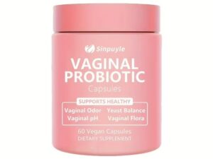 Feminine Vaginal Probiotic Supports PH Balance, Odor Control And Yeast Balance 60 Vegan Capsules
