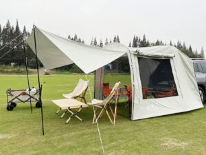 Outdoor Self-driving Travel Camping Barbecue Car Tail Extension Tent Multi-person Rain-proof Sunshade Trunk Tent