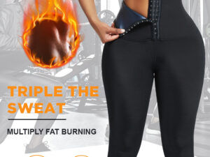 Sauna Long Pants Fitness Exercise Hot Thermo Sweat Leggings Training Slimming Pant
