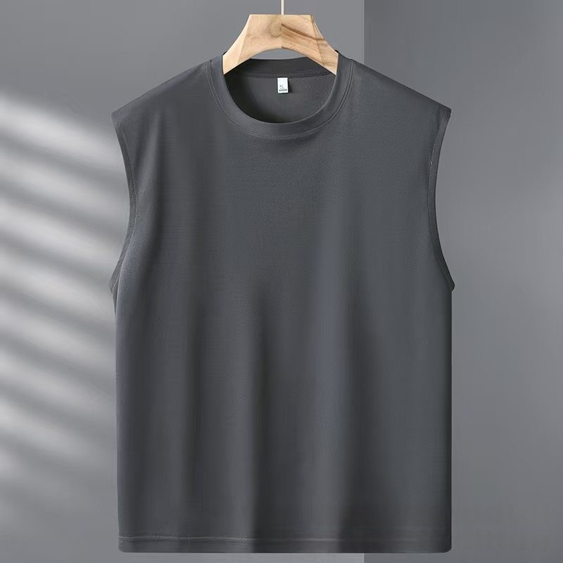 Solid-color Vest Sleeveless Cotton T-shirt - Image 7