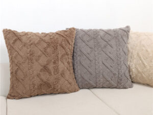 Simple Plush Pillowcase Office Sofa