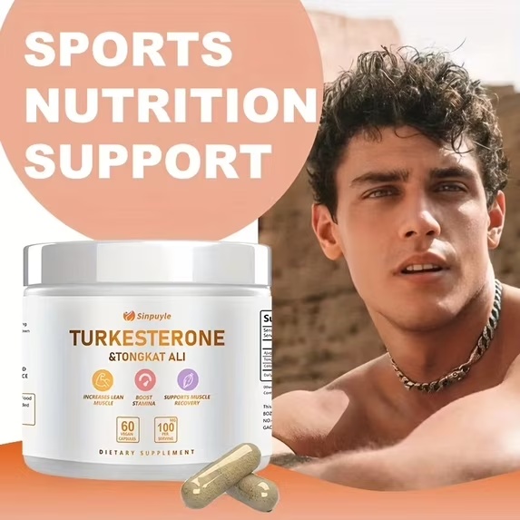Turkesterone & Tongkat Ali Supplement , 60 Vegan Capsules, Lean Muscle Growth, Stamina Boost & Muscle Recovery - Image 5