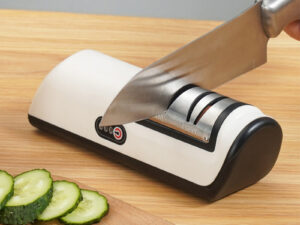 3Speed Electric Knife Sharpener Kitchen Sharpening Polish Tool Stainless Steel R