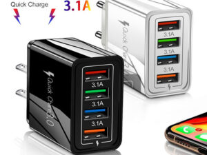USB Charger Quick Charge 3.0 4 Phone Adapter For Tablet Portable Wall Mobile Charger Fast Charger