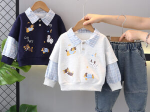 Boys Autumn Suit Baby Clothes Children