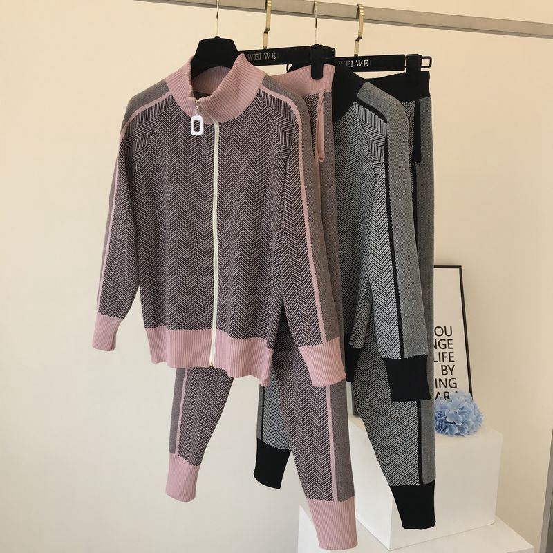 Winter Keep Warm Women Sweater Knitted Suits - Image 5