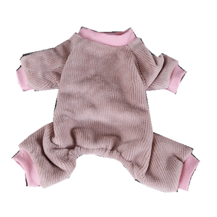 Casual Home Clothes Dog Clothes Four-legged Clothes Solid Color Clothes - Image 3