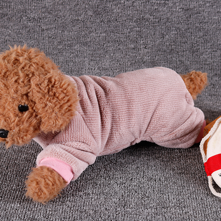 Casual Home Clothes Dog Clothes Four-legged Clothes Solid Color Clothes - Image 4