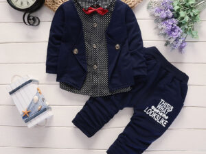 New Design Toddler Boys Casual Suit Set Boys Clothes Set Printed Suit Infant Boys Children Clothing Set