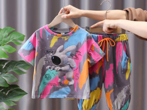 Children's Clothing, Boys, Summer Suits, Children, Boys, Sports, Foreign-style Clothes, Net Red Tide